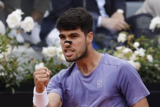 Carlos Alcaraz jouera les demi-finales à Rome KEYSTONE/EPA/FABIO FRUSTACI